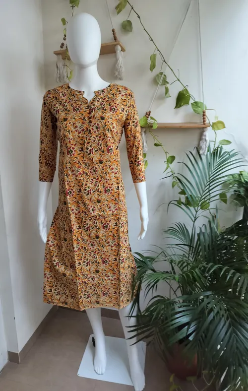 Kalamkari Print Cotton Kurti 1